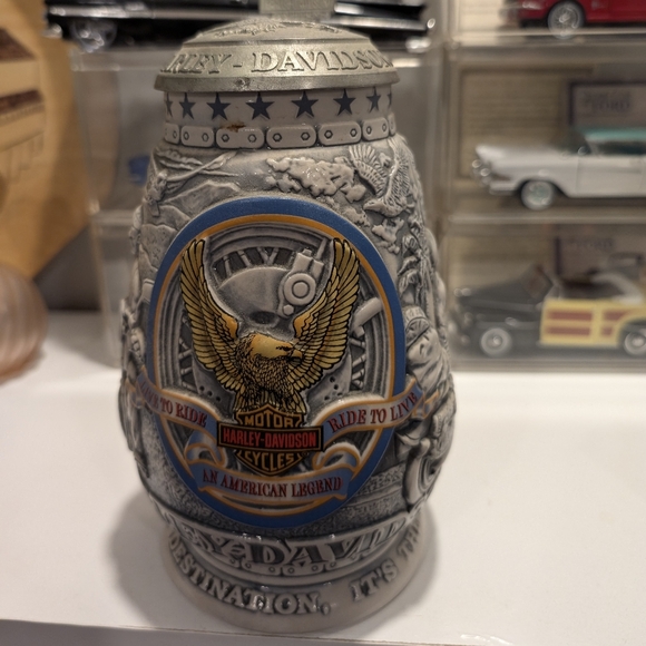 Collectible Harley Davidson Beer Stein - Picture 1 of 5